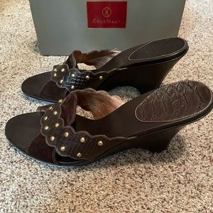 Ladies heeled Cole Haan Slide